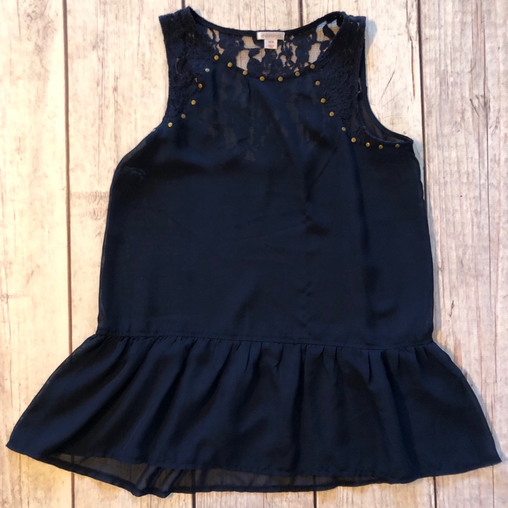 Navy tank top